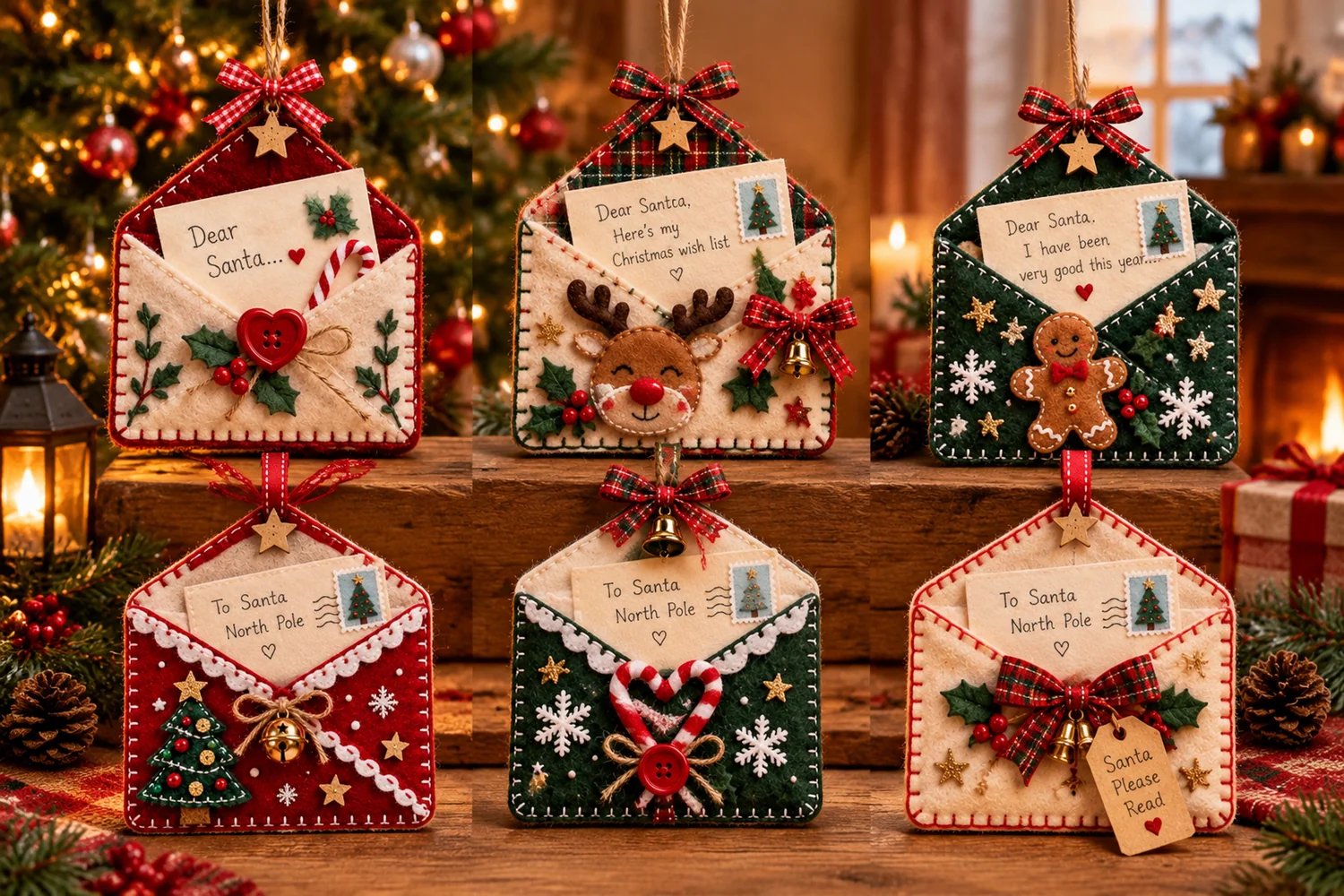 Festive ornament characters