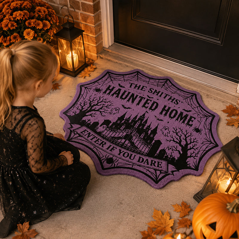🎃Halloween Haunted Home Door Mat🏰