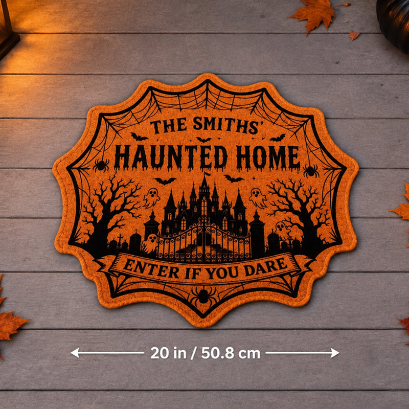 🎃Halloween Haunted Home Door Mat🏰