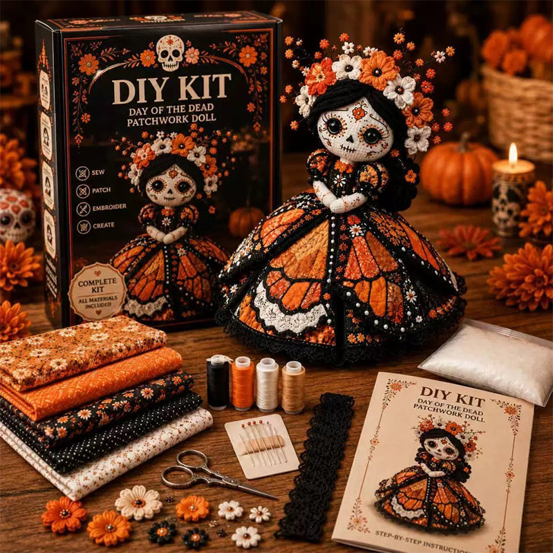 🌹 Spirit of Memories Patchwork Doll Kit