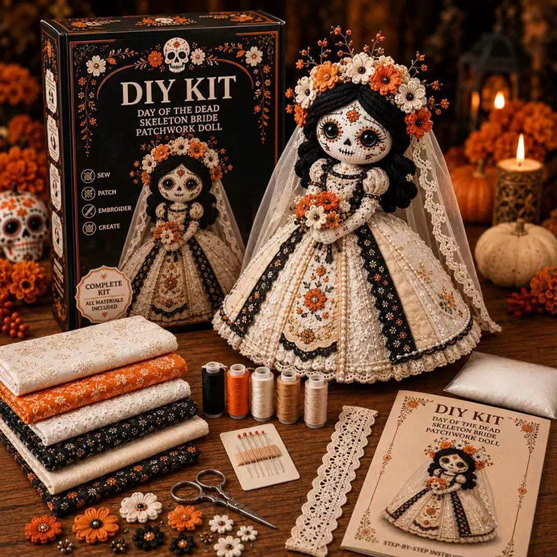 🌹 Spirit of Memories Patchwork Doll Kit