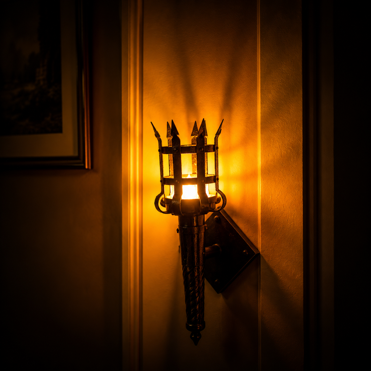 🔥Medieval Flame Torch Wall Light🏰