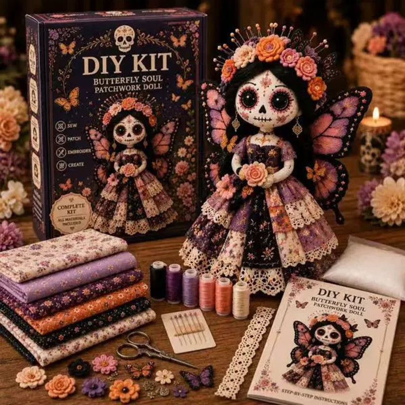 🌹 Spirit of Memories Patchwork Doll Kit