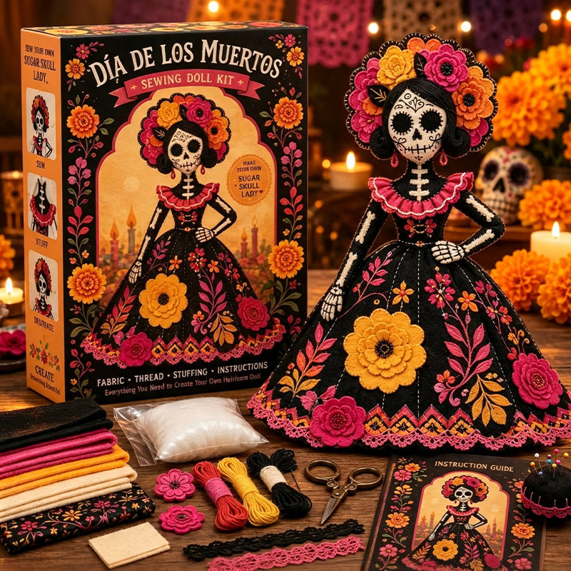 🌹 Spirit of Memories Patchwork Doll Kit