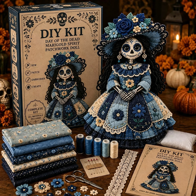 🌹 Spirit of Memories Patchwork Doll Kit
