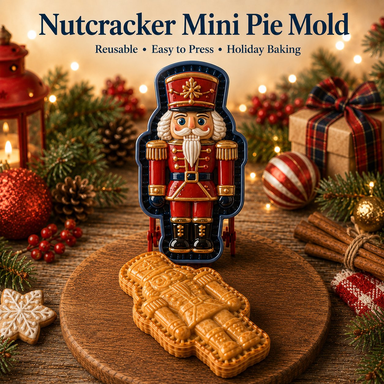 🎄 🎄 Christmas Character Mini Pie Maker – Holiday Hand Pie Mold & Press