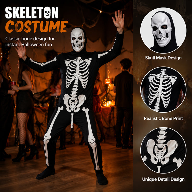 👻Halloween Skull Skeleton Costume