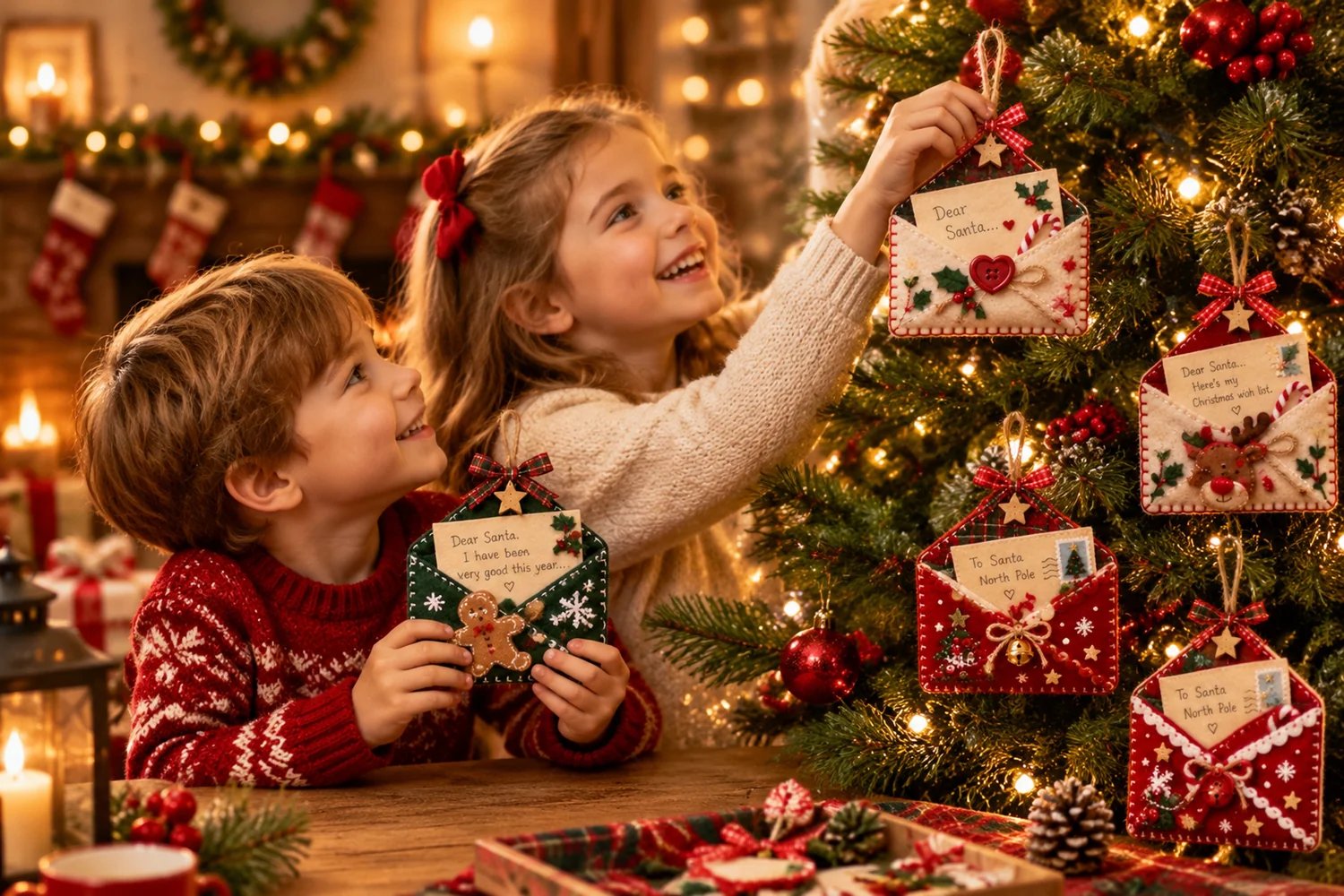 Family Christmas keepsake ornament