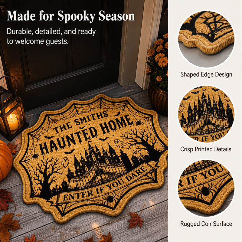 🎃Halloween Haunted Home Door Mat🏰