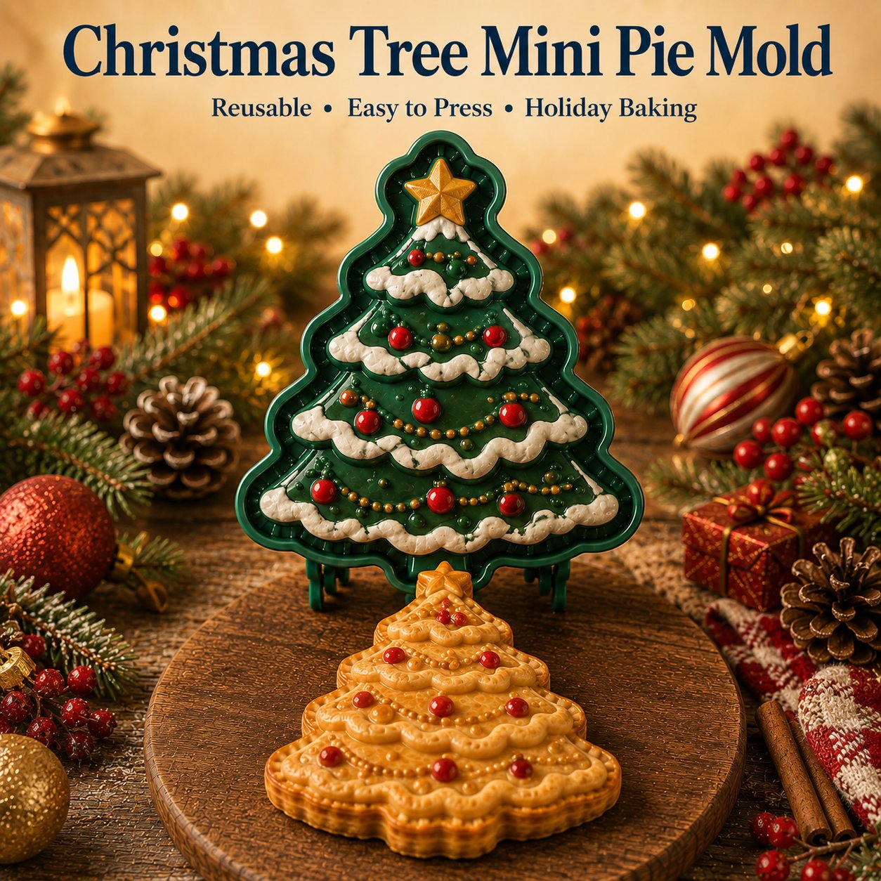 🎄 🎄 Christmas Character Mini Pie Maker – Holiday Hand Pie Mold & Press