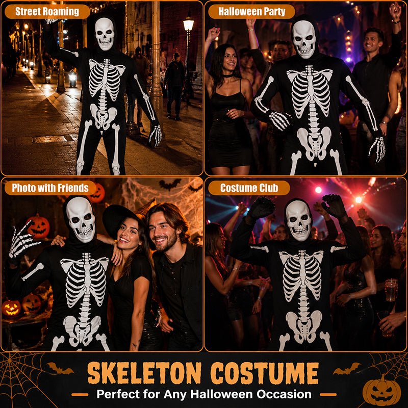 👻Halloween Skull Skeleton Costume