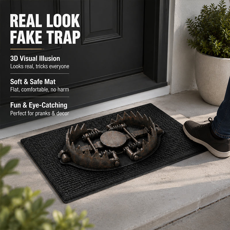 😲Realistic 3D Trap Illusion Prank Rug