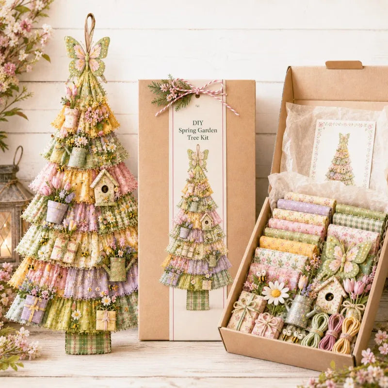 🎄 Heirloom Christmas DIY Patchwork Tree Door Hanging