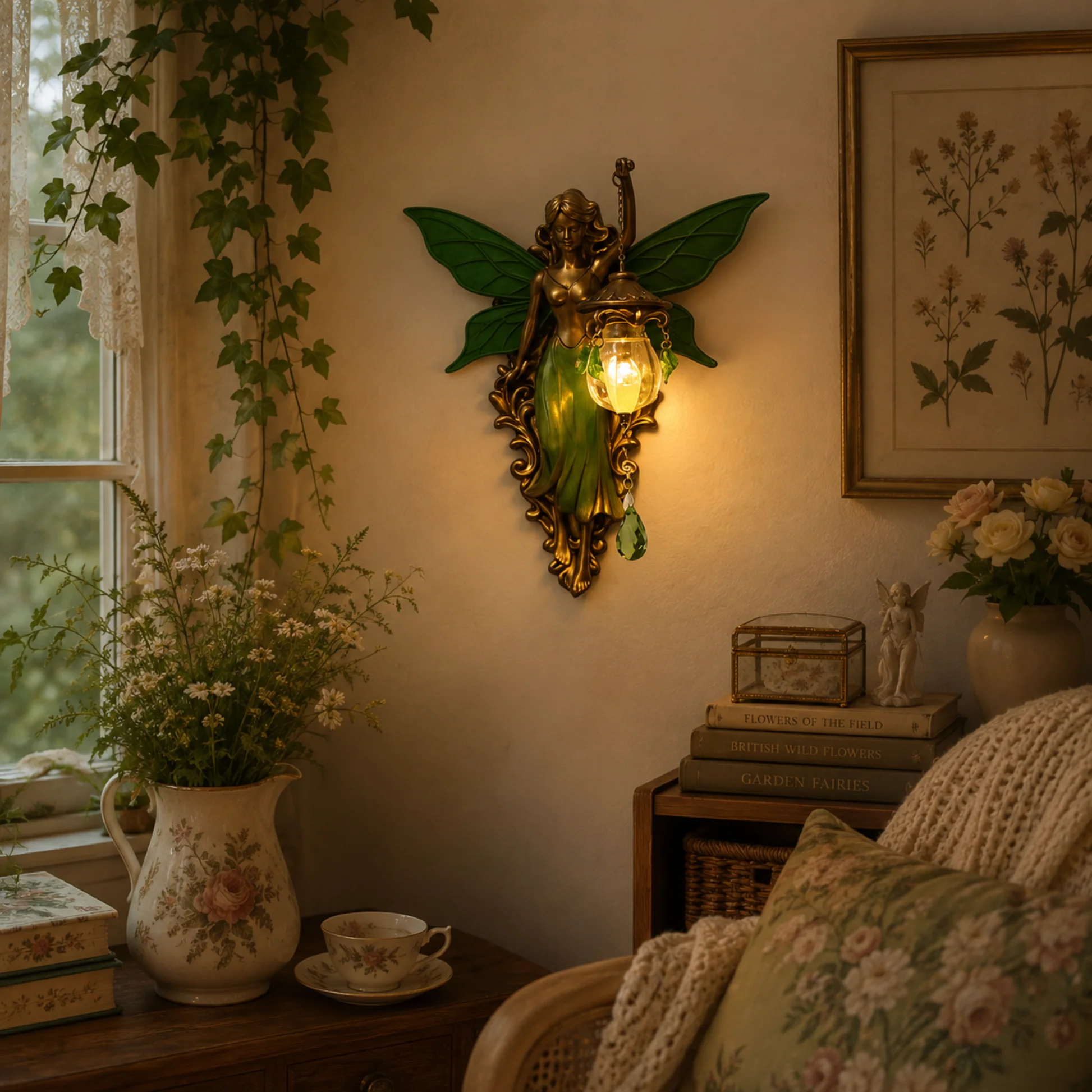 Wandlampe In Form Einer Meerjungfrau