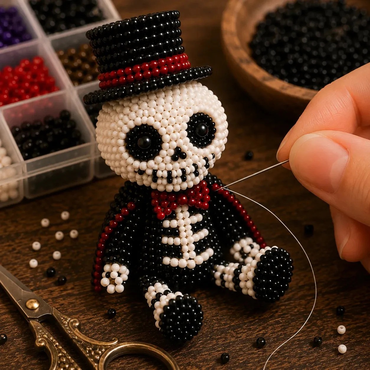 🔥Last Day 50% OFF 💀 3D Beaded Skeleton DIY Kit