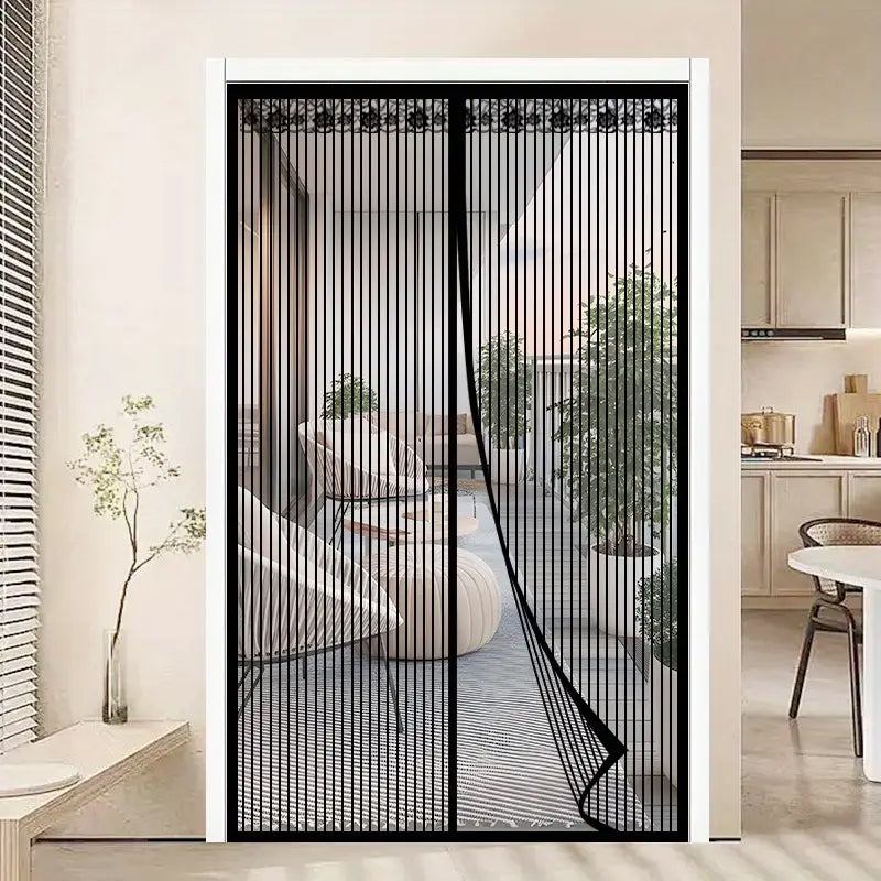 🦟 Hold skadedyr ude – monteres på 2 minutter! Dørgardinet af magnetisk net! 🚪✨