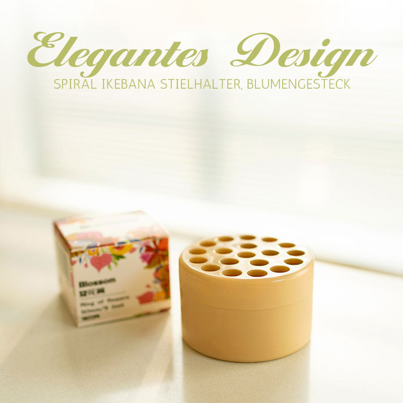🌸 Hver gang et perfekt blomsterarrangement – spiralholderen holder stilkene præcis, hvor du vil have dem! 🌀