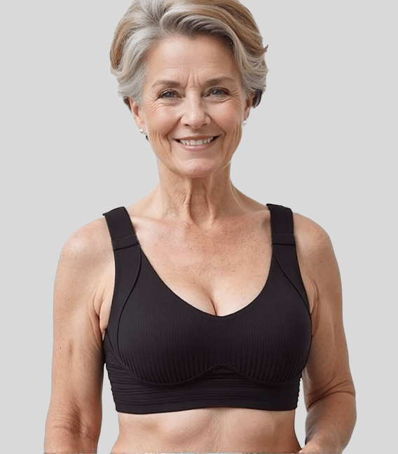 🎁 Helt ny kampagne: Køb 1 og få 3 sæt gratis 🔥 Trådløs push-up-bh med supergod støtte 👍  Sig farvel til hængende bryster