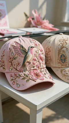 Garden Morning Baseball Cap Lifestyle Preview