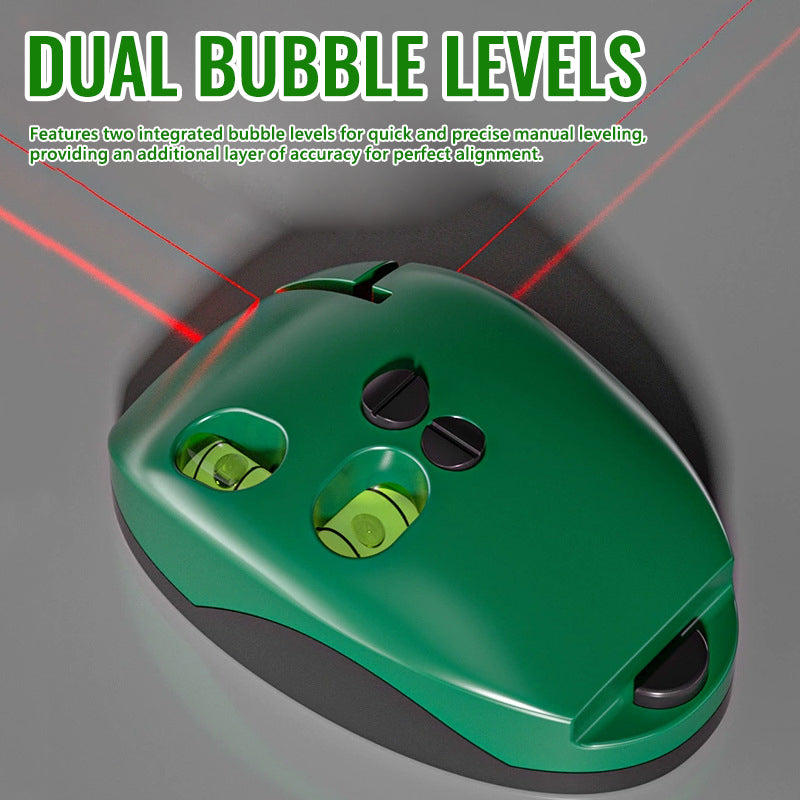 Integrated dual bubble levels calibration check