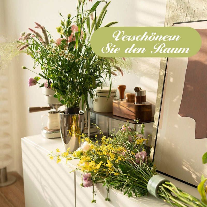 🌸 Hver gang et perfekt blomsterarrangement – spiralholderen holder stilkene præcis, hvor du vil have dem! 🌀