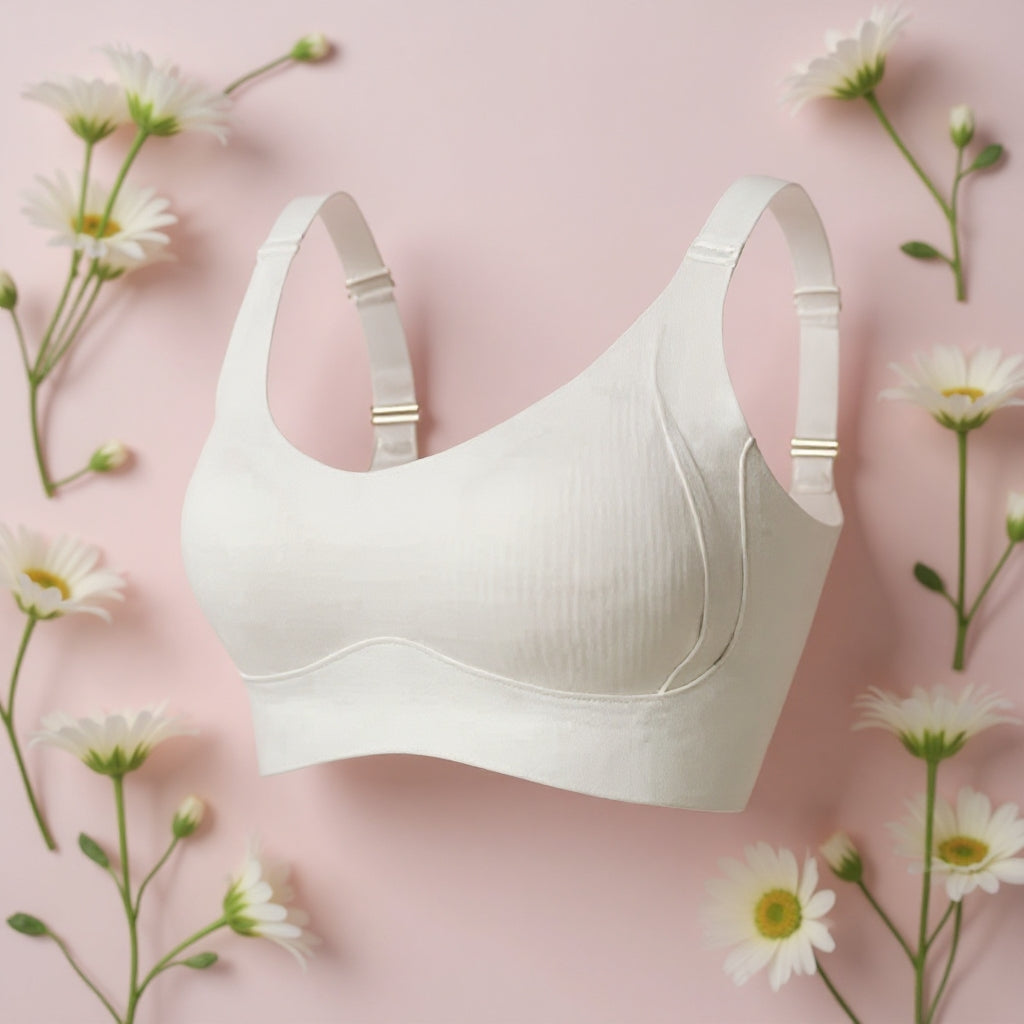 🎁 Helt ny kampagne: Køb 1 og få 3 sæt gratis 🔥 Trådløs push-up-bh med supergod støtte 👍  Sig farvel til hængende bryster