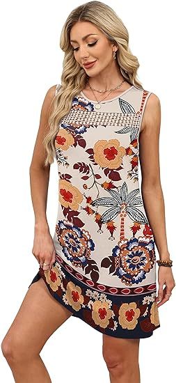 Summer Dresses for Women 2026 Beach Vacation Spring Fashion Clothing Lace Mini Tank Dress with Pockets
