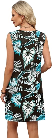 Summer Dresses for Women 2026 Beach Vacation Spring Fashion Clothing Lace Mini Tank Dress with Pockets