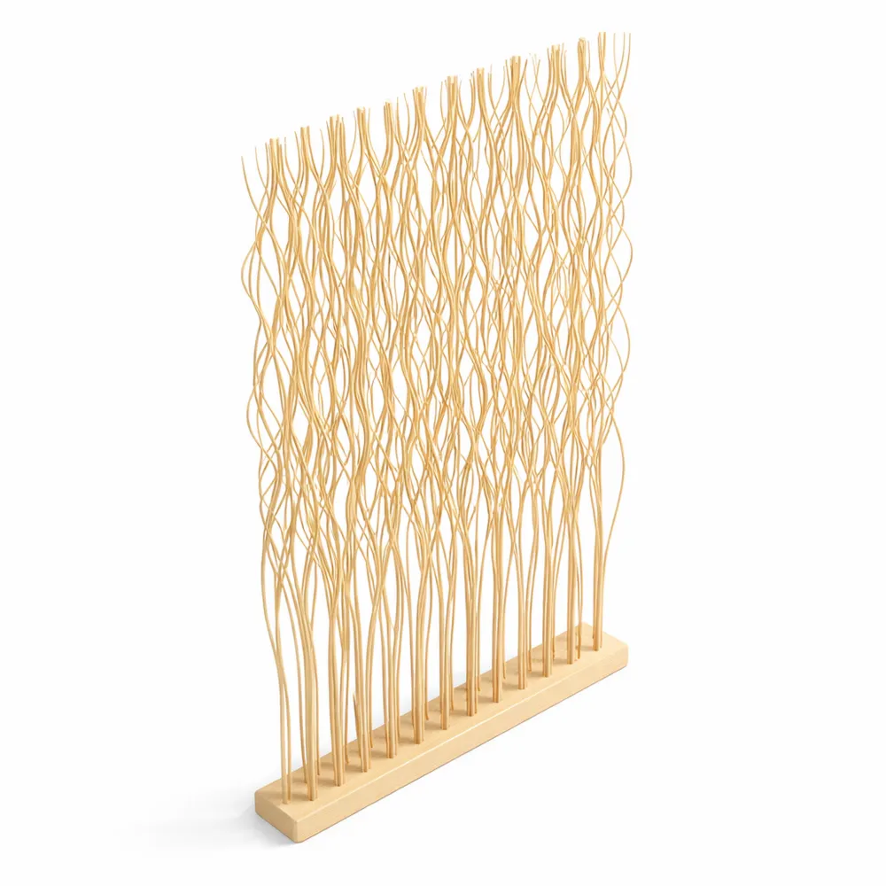 Écran de séparation en osier blanc