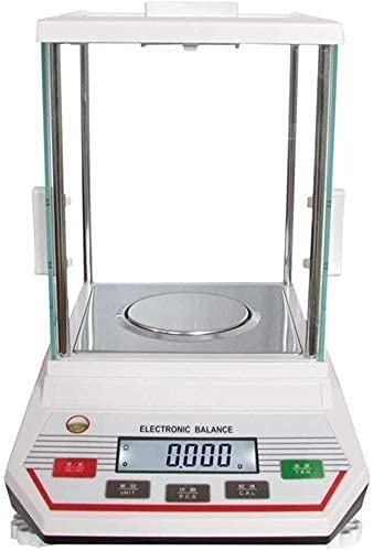 Báscula analítica de cocina y laboratorio 100 g 1 mg - Balanza digital LCD para joyería escuela y farmacia-Casamyio
