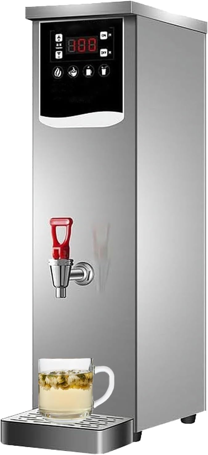 Hervidor comercial de agua caliente - 30 L acero inoxidable 2500 W con autollenado y control digital-Casamyio