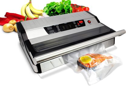 ALFA envasadora al vacío semi industrial - máquina automática de acero inoxidable con prestaciones avanzadas para alimentos-Casamyio