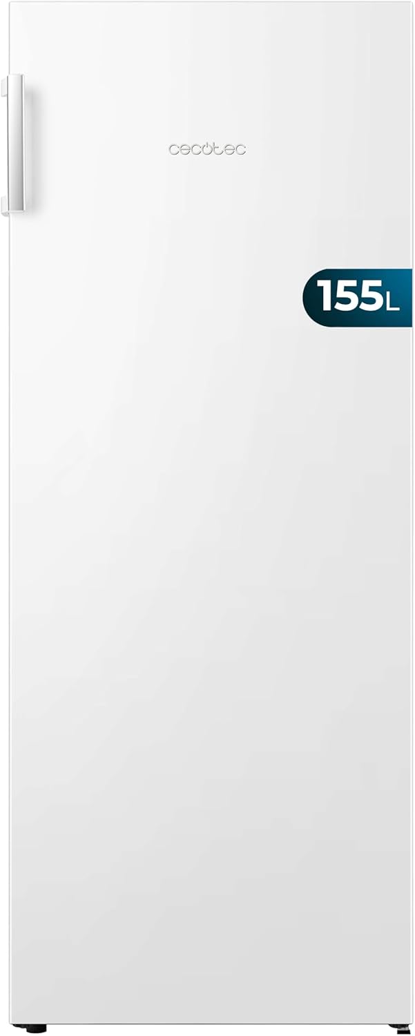 Cecotec Bolero CoolMarket UF 155 White E - congelador vertical 155 litros - Total No Frost - puerta reversible - alarma de puerta abierta-Casamyio