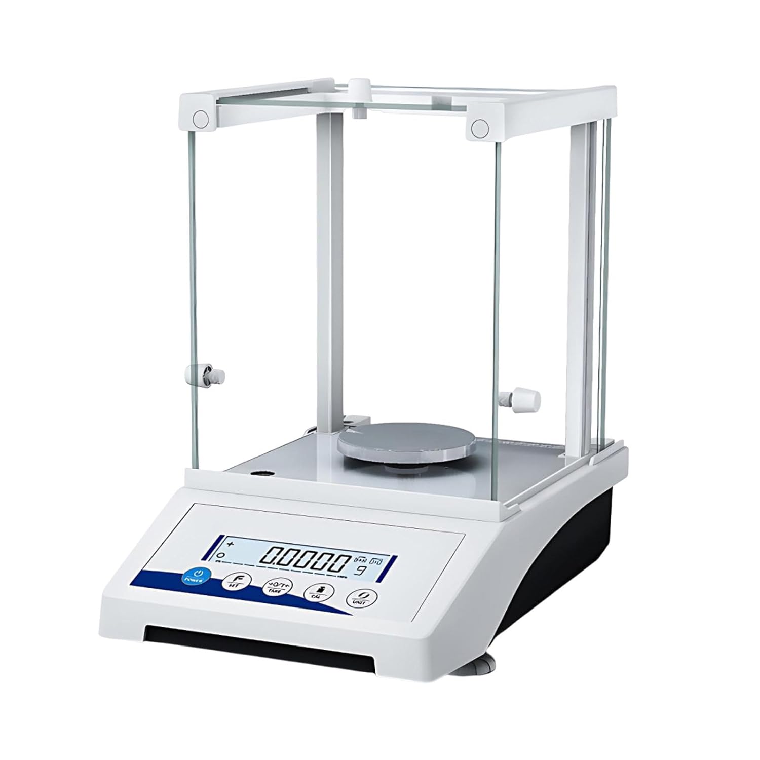 Báscula analítica digital de laboratorio - precisión 0,0001 g y 0,001 g - pantalla LCD con parabrisas para medición científica 200 g-Casamyio
