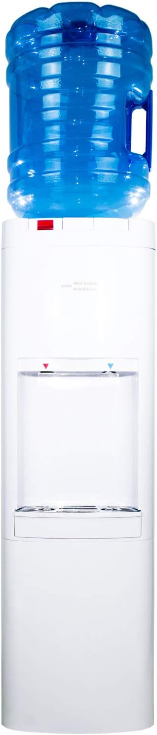 Fuente de agua EVOSSÉ O3 UP blanca - Dispensador independiente de agua fría y caliente con capacidad de 20 L-Casamyio