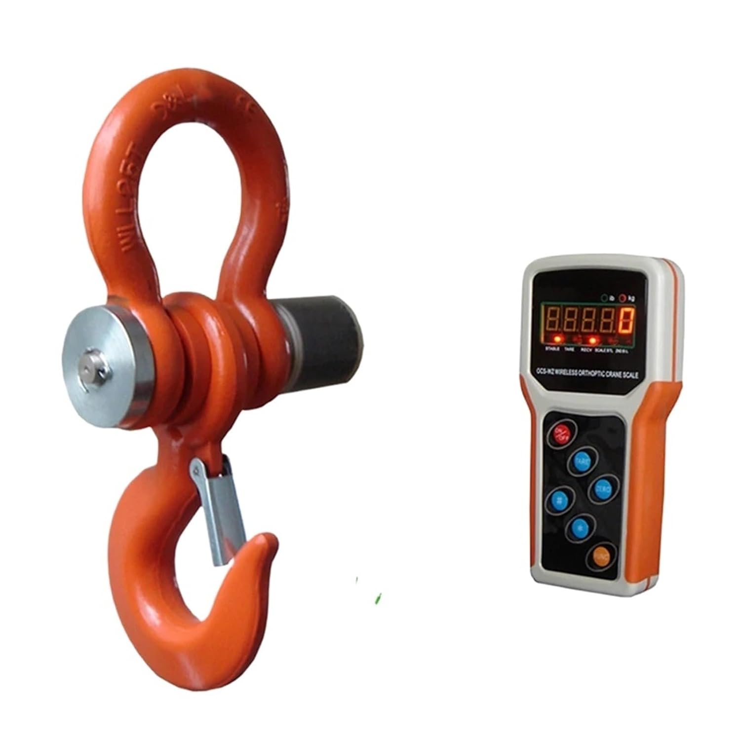 Báscula digital de grúa inalámbrica - báscula colgante industrial resistente de 5000 kg - medidor de mano para control de carga pesada-Casamyio