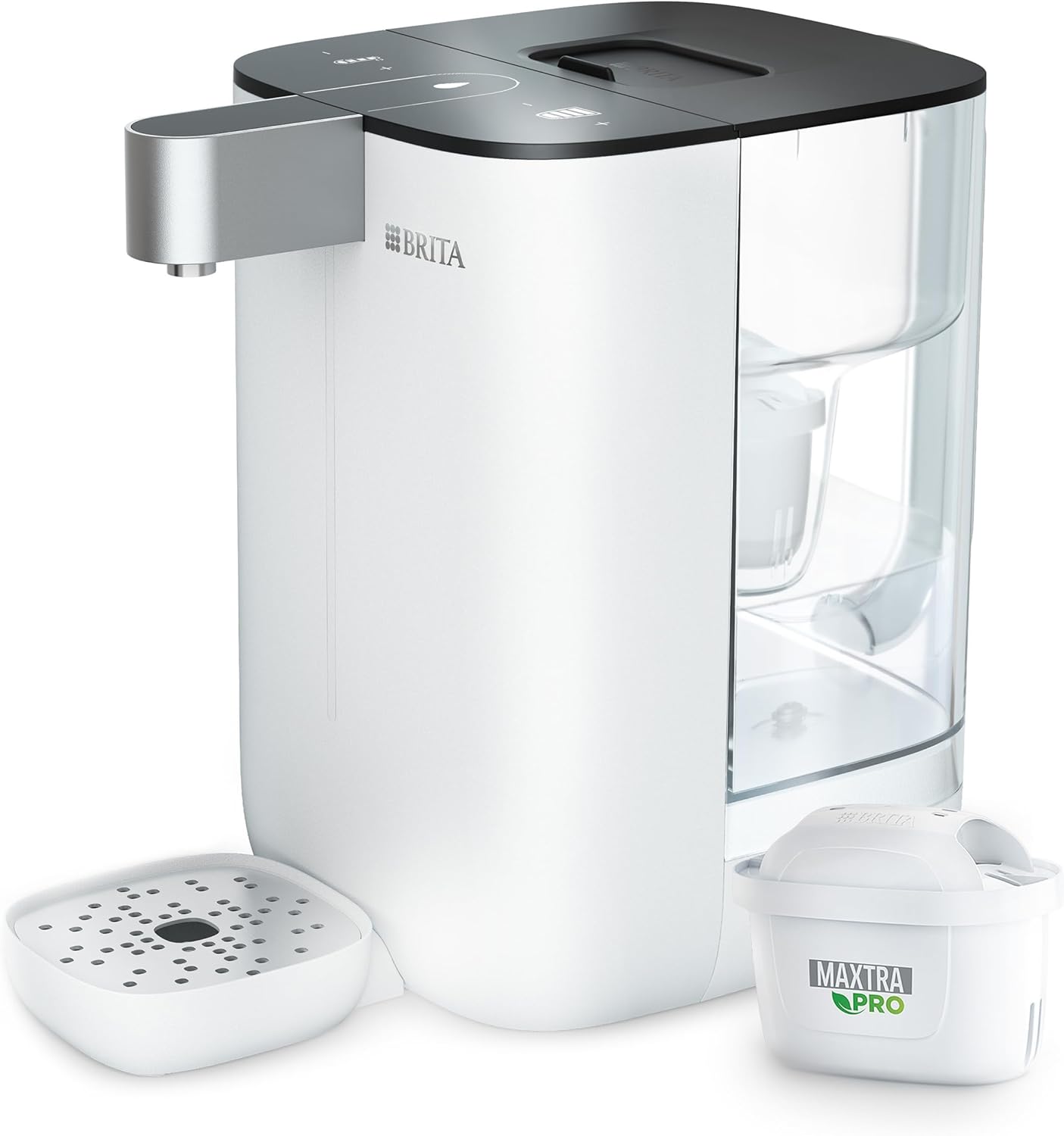 BRITA Cube dispensador de agua 4 L - Cinco temperaturas tecnología UV C y filtro MAXTRA Pro-Casamyio