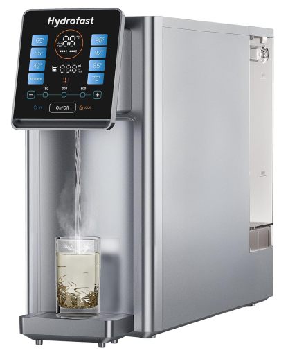 Purificador de agua W100 por ósmosis inversa - Encimera 4 L con 6 etapas 8 temperaturas y filtro alcalino-Casamyio