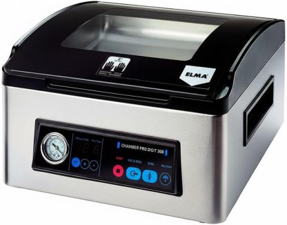 ELMA Chamber Pro Digit 300 - envasadora al vacío profesional de cámara 350 W con barra de sellado de 30 cm para líquidos y uso intensivo-Casamyio