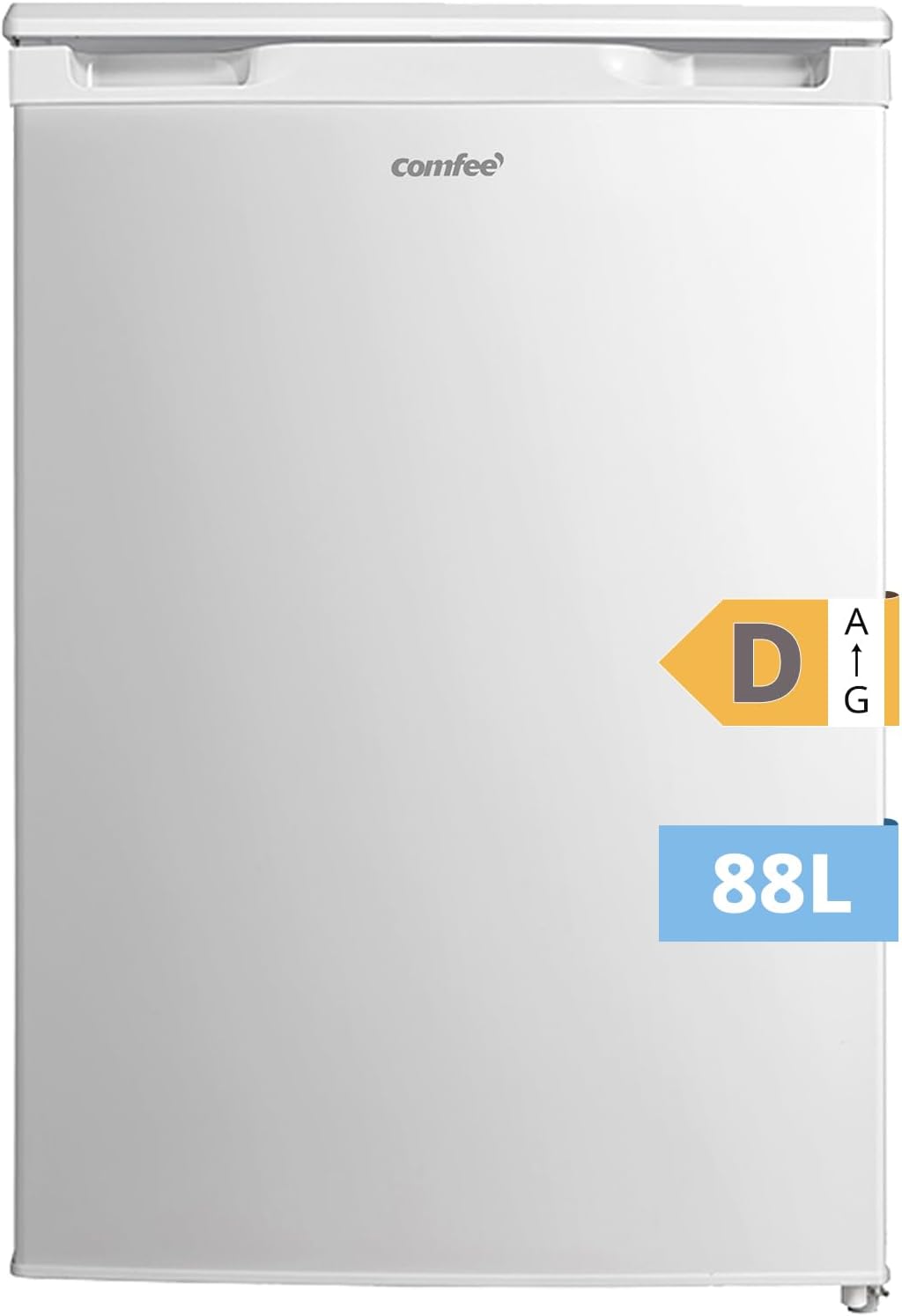 Congelador vertical COMFEE RCU83WH3EU - 88 litros - blanco - tres cajones - termostato ajustable - puerta reversible-Casamyio