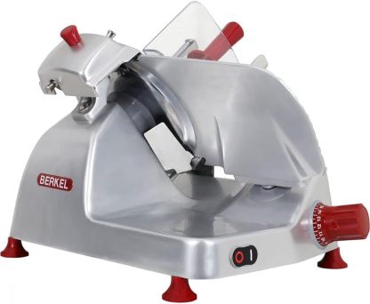 BERKEL Pro Line XS25 cortadora eléctrica roja - rebanadora automática de acero inoxidable - cuchilla metálica para múltiples alimentos-Casamyio