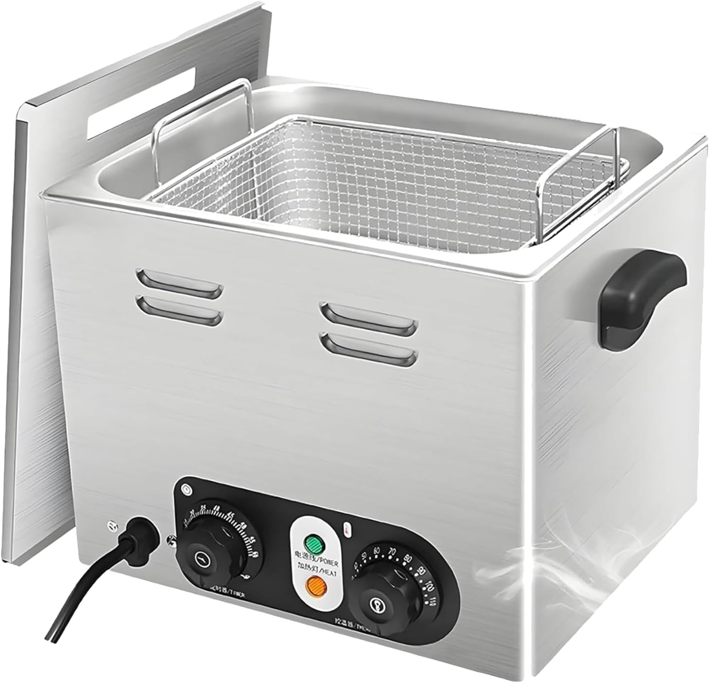 Hervidor comercial de huevos 2600 W - Rejilla para 45 piezas con 6000 ml y control de temperatura-Casamyio