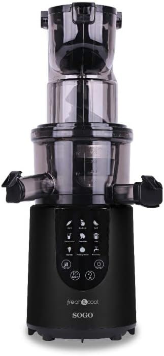 SOGO licuadora de prensado en frío - extractor digital para zumos batidos smoothies y sorbetes con panel táctil-Casamyio