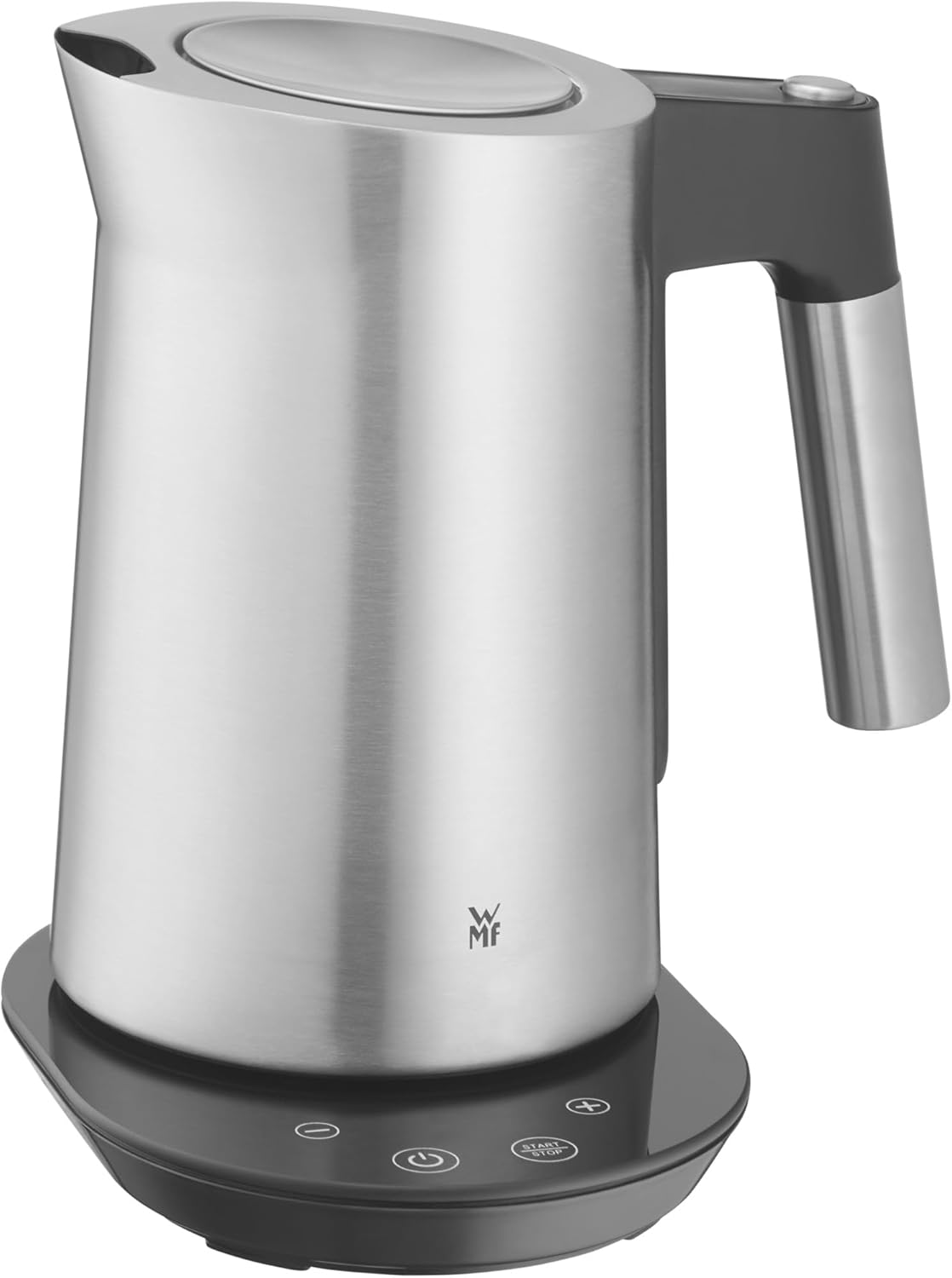 WMF Kineo - Hervidor eléctrico de acero inoxidable mate - 1,6 l - 3000 W - filtro de cal y temperatura ajustable-Casamyio