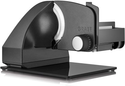 GRAEF Master M95 cortadora eléctrica - cortafiambres metálico gris micáceo 170 W - cuchilla redonda 170 mm con afilador y corte fino-Casamyio