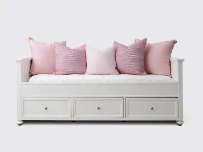 Sofás cama de madera con cajones 200x90x85 cm blanco - diseño clásico - para dormitorio y salón-Casamyio