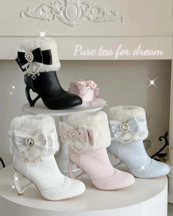 Cherry Lolita Hearty Dream Boots