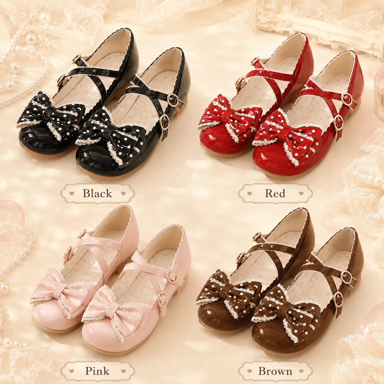 Kitty's Secret | Cat Paw Lace-Sole Mary Jane Flats
