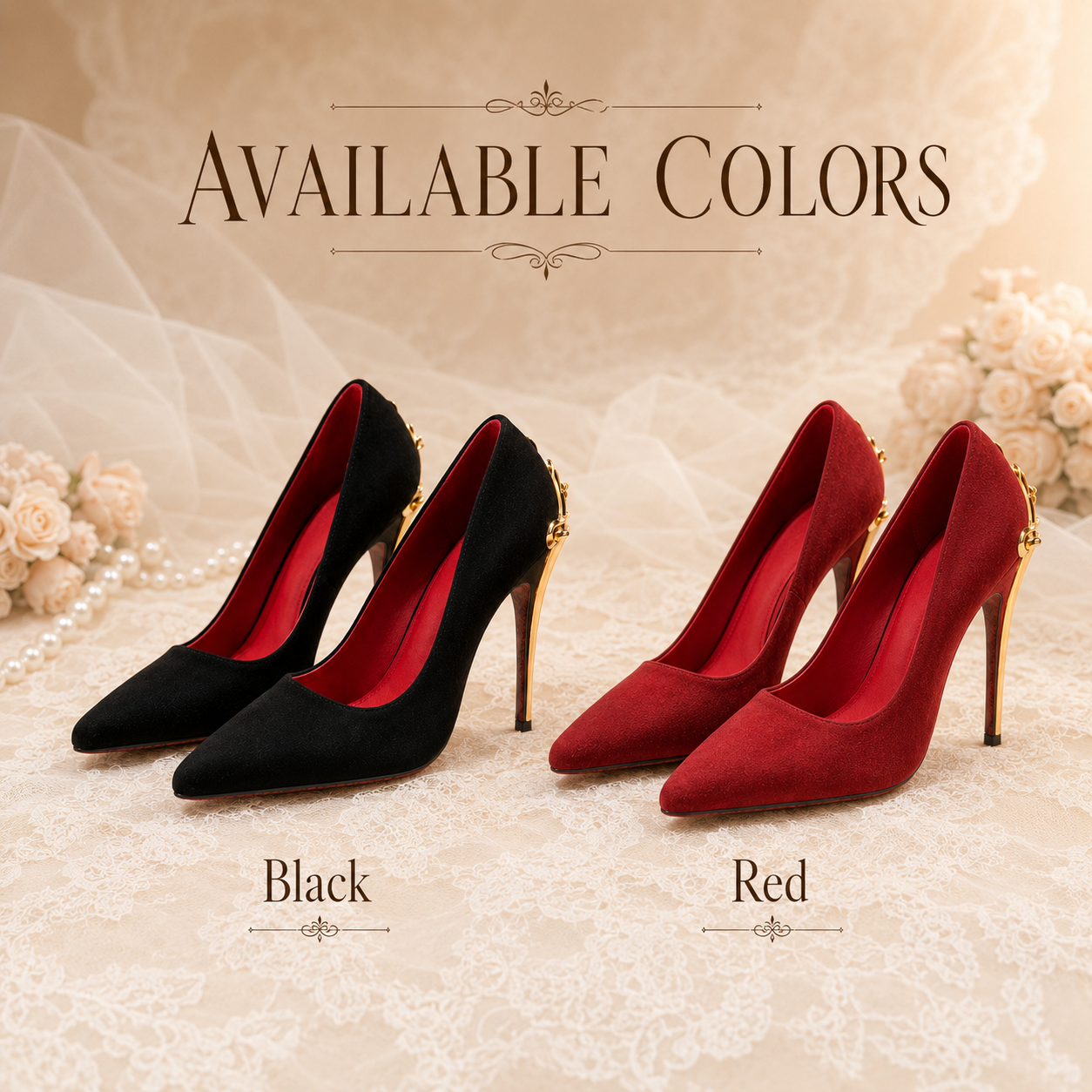 Thorn Princess | Dagger-Hilt Suede Stilettos