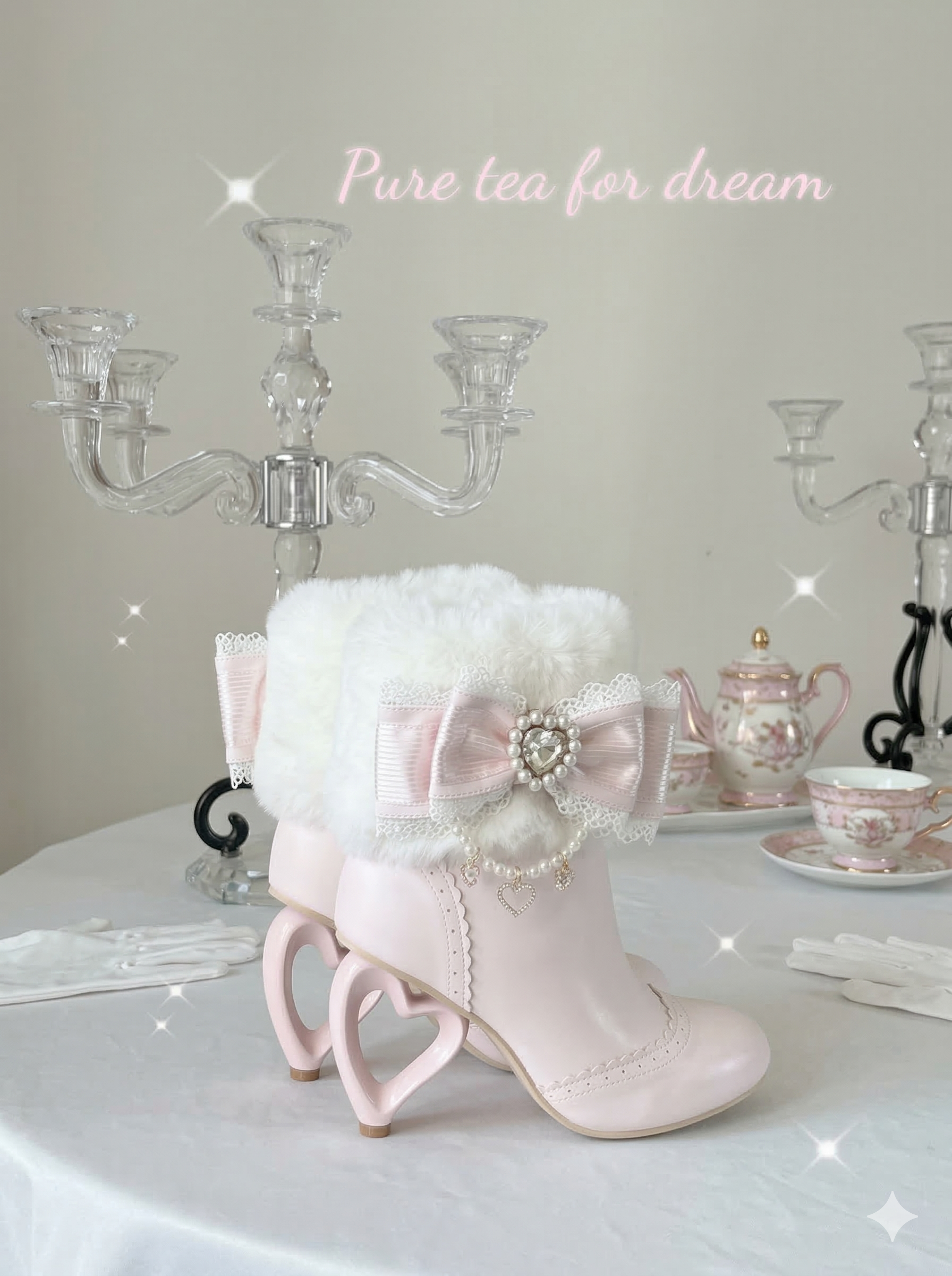 Cherry Lolita Hearty Dream Boots